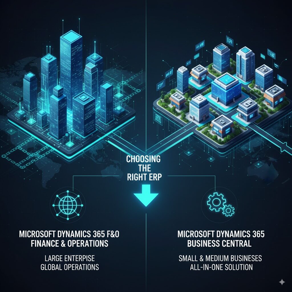 Microsoft Dynamics 365 F&O vs Business Central Choosing the Right ERP