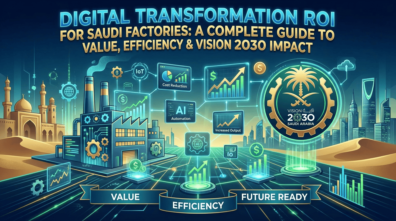 Digital transformation ROI for Saudi factories